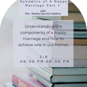 Dynamics of A Happy Marriage: Part 1