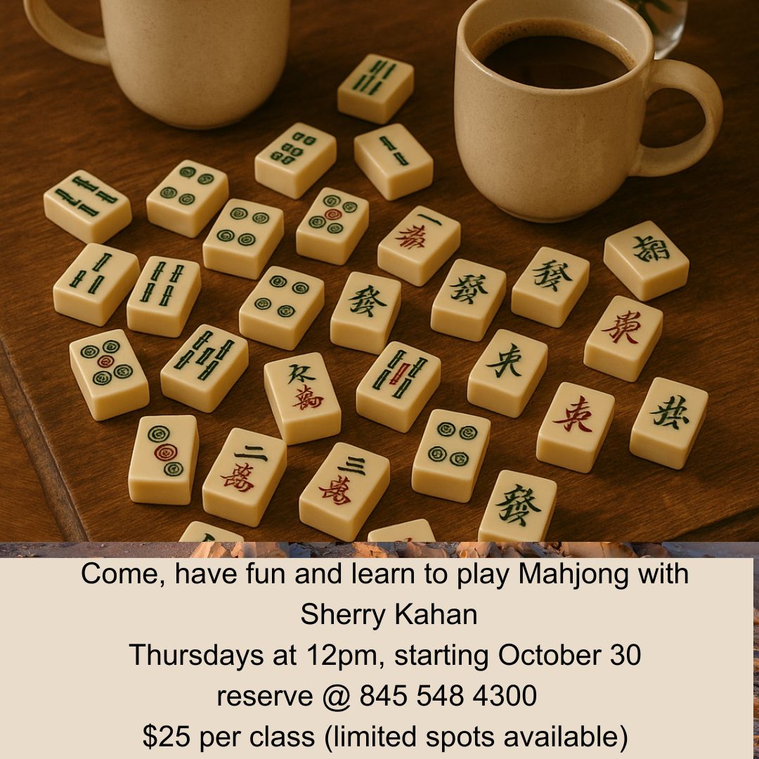 Come learn Mahjong with Sherry Kahan